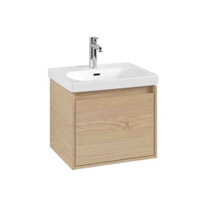 Mobilier suspendat pentru lavoar Villeroy&Boch Skyla, 1 sertar Soft Close, 55 cm, nordic oak_22