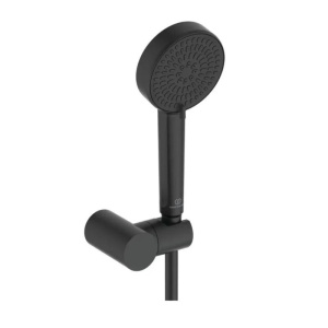 Set de duș Ideal Standard, Idealrain Alu+ cu pară, suport și furtun de duș, negru mat_2