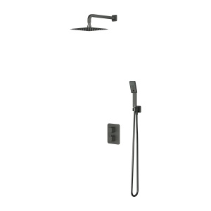 Set de dus incastrat, Omnires PARMA, cu termostat, grafit periat_20