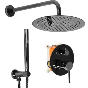 Set De Dus Incastrat Rea Lungo Black Metallic + Box_14