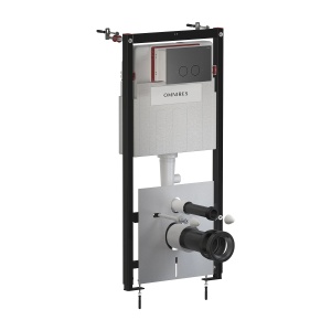 Set rezervor wc incastrat, Omnires STRONGFRAME +, clapeta grafit periat_10