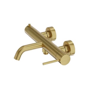 Baterie cadă-duș LaVita, Verdi, monocomandă cu montaj pe perete, brushed gold_3