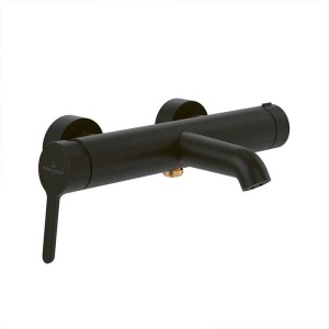 Baterie cadă-duș Villeroy&Boch, Skyla, cu montaj pe perete, negru mat_2