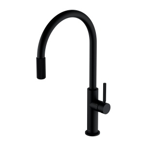Baterie de bucatarie Omnires Switch, negru mat_4