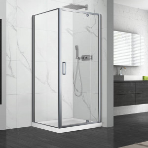 Cabina de dus, Fluminia, Andina, patrata, 80 x 80 cm, crom_2