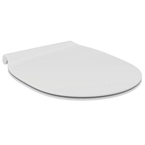 Capac WC Ideal Standard, Connect, subtire, duroplast, alb