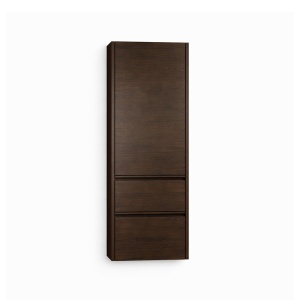 Dulap înalt suspendat Kolpasan, Joy, h148, cu 1 ușă și 2 sertare, dark oak_7
