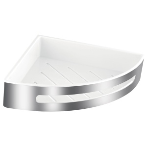 Etajera mare de colt, Ferro, Emotion, alb - crom_5