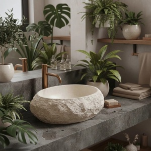 Lavoar Pe Blat Mika Warm Beige_14