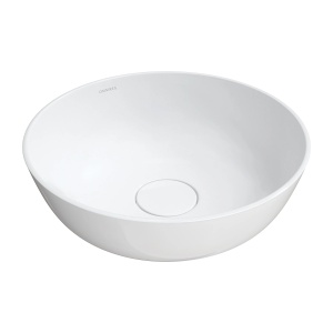 Lavoar pe blat, Omnires, SILK M+, 40 cm, alb mat_4
