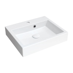 Lavoar suspendat, Omnires THASOS M+, 50 x 42 cm, alb lucios_11