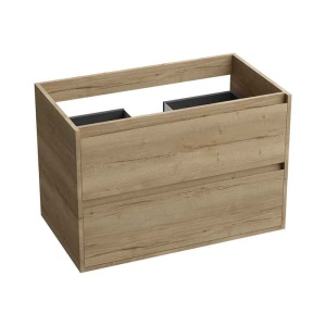 Mobilier suspendat pentru lavoar, Spectrum, Manitoba, 80 cm, ornamente nuc, finisaj nuc_6