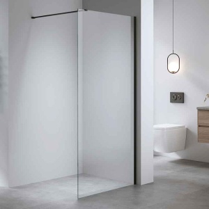 Paravan de duș Walk-In Mediterraneo Trixie 100 cm, sticlă securizată 8 mm, profil negru mat_7