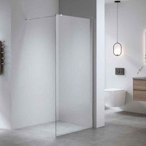 Paravan de duș Walk-In Mediterraneo Trixie 90 cm, sticlă securizată 8 mm, profil crom_5