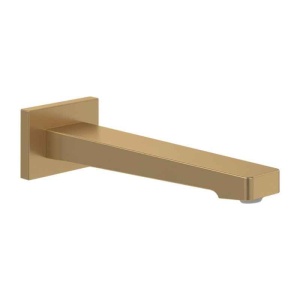 Pipă de umplere pentru cadă Villeroy&Boch, Architectura Square, 21 cm, brushed gold_1