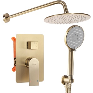 Set De Duș Incastrat Rea Verso Auriu Periat Cu Box_14