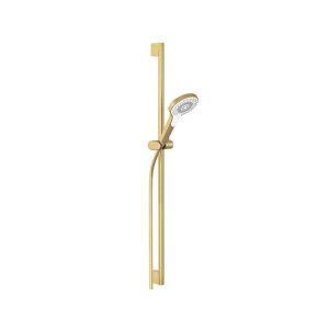 Set de duș Kludi Dive X, 3 jeturi, cu bară 60 cm, pară de duș și furtun 160 cm, brushed gold_21