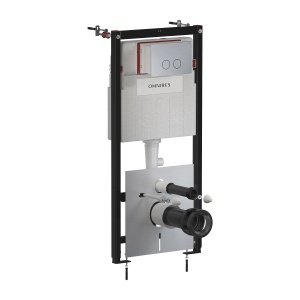 Set rezervor wc incastrat, Omnires STRONGFRAME, clapeta nichel periat_23