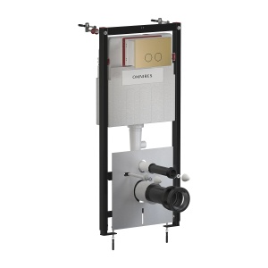 Set rezervor wc incastrat Omnires STRONGFRAME, cu spălare ECO +, clapeta bronz antic periat_9