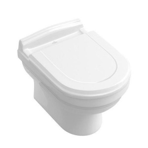 Villeroy & Boch, Hommage, vas WC suspendat, Ceramic Plus, alb