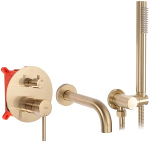 Baterie Pentru Cadă Rea Lungo Gold Brush + Box_14