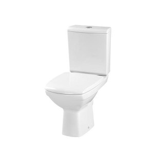 Cersanit, Carina, vas WC compact cu evacuare verticala, alb