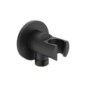 Cot racord pentru duș, Ideal Standard Idealrain, rotund, negru mat_23