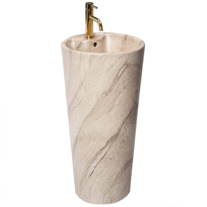 Lavoar Freestanding De Sine Stătător Ceramic Rea Blanka Natural Matt Marmură_23