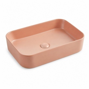 Lavoar pe blat Fluminia, Capri 55 Art Basin, dreptunghiular, 55 x 38 cm, mattone_14