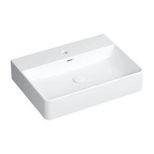 Lavoar pe blat, Omnires GARLAND montat pe perete, 60 x 43 cm, alb lucios_20