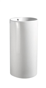 Lavoar stativ, Fluminia, Athos, rotund, 40 cm, alb_6