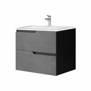 Mobilier pentru lavoar încastrat Fluminia, Bari, 60 cm, urban grey_23
