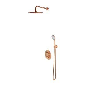 Set de dus incastrat Omnires Y, cu termostat, cupru periat_12
