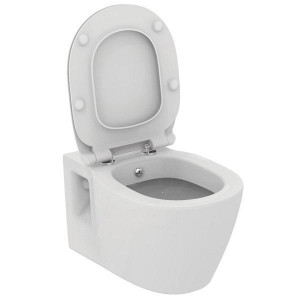 Vas WC Ideal Standard, Connect, suspendat cu functie de bideu, 37 x 55 x 34 cm, alb