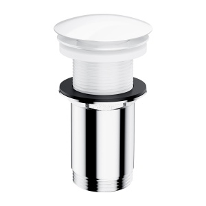 Ventil click-clack Omnires, fara preaplin, alb lucios_21