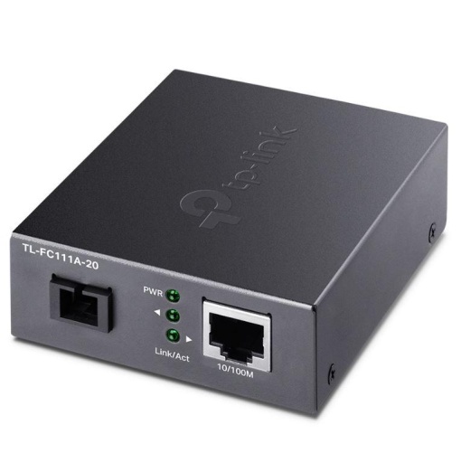 "10/100 Mbps RJ45 to 100 Mbps Single-mode SC WDM Bi-Directional Fiber Converter PORT: 1× 100Mbps SC Port, 1× 10/100M RJ45 Port (Auto MDI/MDIX) SPEC: Full-duplex, Tx:1550 nm, Rx:1310 nm, Up to 20 km, Chassis TL-FC1420 rack-mountable"