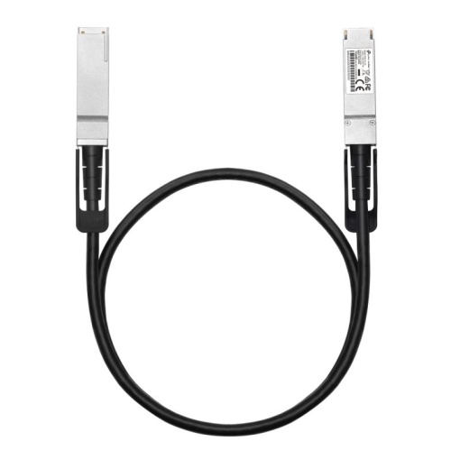 Cablu Omada 1m 100G QSFP28 1m Distance, Support data rate of 100Gbps and 40Gbps, Compatible with 100G QSFP28 Slot and 40G QSFP+ Slot, Plug and Play
