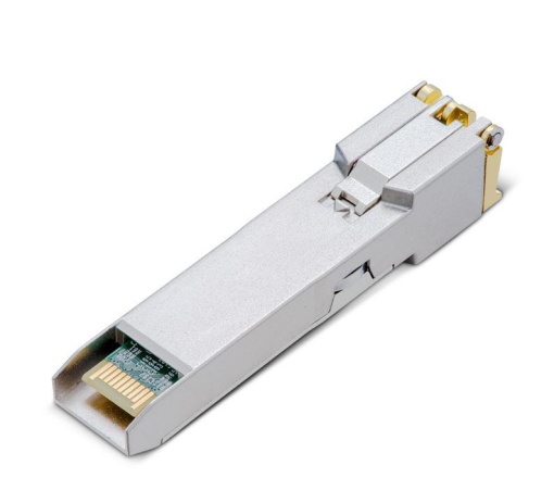 "10GBASE-T RJ45 SFP+ Module SPEC: 10Gbps RJ45 Copper Transceiver, Plug and Play with SFP+ Slot, Support DDM (Temperature and Voltage), Up to 30 m Distance (Cat6a or above)"