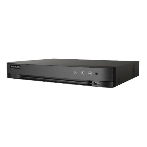DVR 8 canale Turbo HD Hikvision IDS-7208HQHI-M1/S(C); 4MP; Acusens - Deep learning; filtrarea alarmelor false dupa corpul uman si masini sau detectie faciala si captura; compresie: HDTVI/AHD/CVI/CVBS/IP; permite conectarea a 8 camere Turbo HD rezolutie: