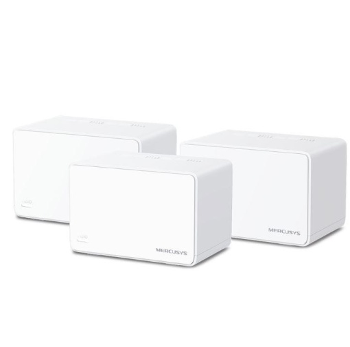 Mercusys AX3000 Whole Home Wi-Fi system HALO H80X(3-PACK),wi-fi 6 Dual-Band, Standarde Wireless: IEEE 802.11ax/ac/n/a 5 GHz, IEEE 802.11ax/n/b/g 2.4 GHz, viteza wireless: 2402 Mbps on 5 GHz, 574 Mbps on 2.4 GHz, Securitate wireless: