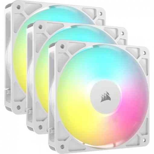 Ventilatoare Carcasa CORSAIR RS120 3x120mm ARGB ALB