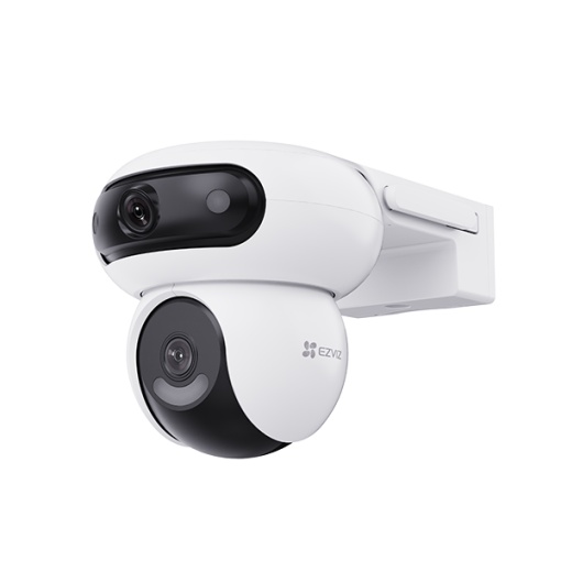 Camera de supraveghere Dual Pan Tilt WI-FI 5MP Ezviz H90, lentila fixa: 2.8mm/6mm, iluminare min: 0.5 Lux @(F1.6, AGC ON), 0 Lux cu IR: 30m, microfon incorporat, difuzor incorporat, Wi-Fi Standard: IEEE802.11b, 802.11g, 802.11n, slot card de memorie: