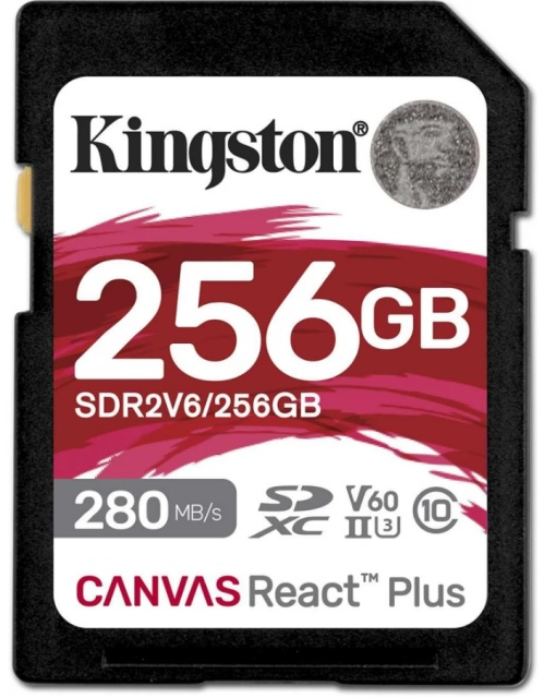 Card de Memorie SDXC Kingston Canvas React Plus Class 10 UHS-II 256GB