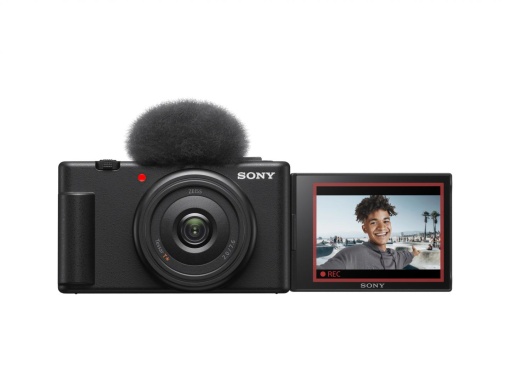 SONY Compact dedicata pentru vlogging ZV-1F 20.1MP, 7.6mm, F2 ISO 125-12.800, 1/32.000s, 4K @30fps, SD/SDXD/SDHC/x1 Micro-HDMI/x1 USB-C, Rafala 3.5-16cps, WiFi/Bluetooth, Senzor CMOS Exmor RS 1"