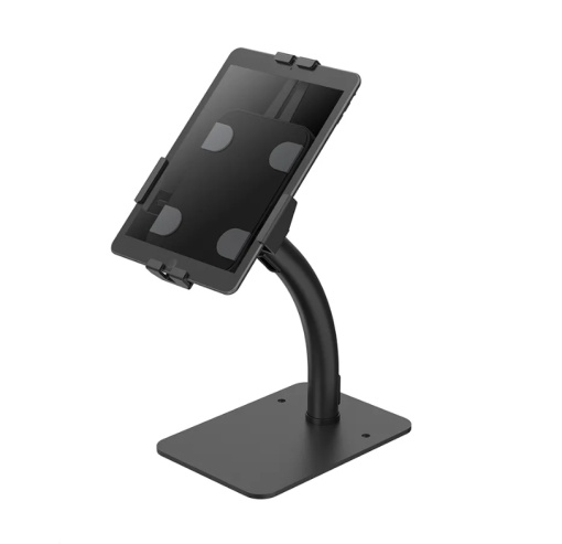 Suport de tableta Neomounts by Newstar DS15-625BL1, diagonala maxima 11", greutate maxima 1kg, tilt +20°, -110°, rotate 360°, reglare manuala, garantie 5 ani, negru