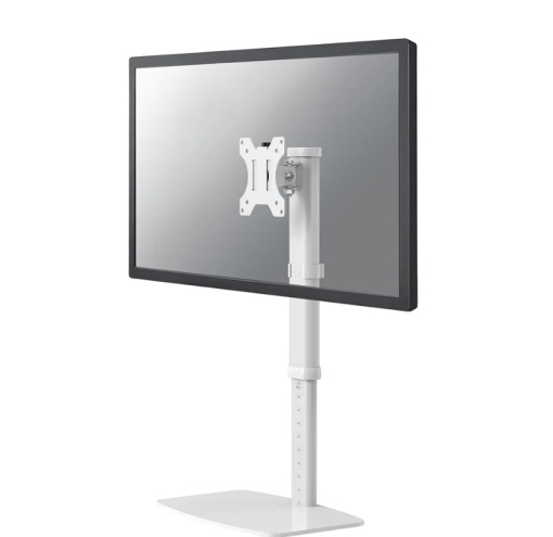 Suport dublu monitor de birou Neomounts FPMA-D890WHITE; pentru display- uri cu diagonale 10"-30", sistem de prindere VESA 75x75~100x100, greutate maxima suportata 6kg, full motion, tilt +80°, swivel 60°, rotate 180°; inaltime reglabila manual 360-540mm;