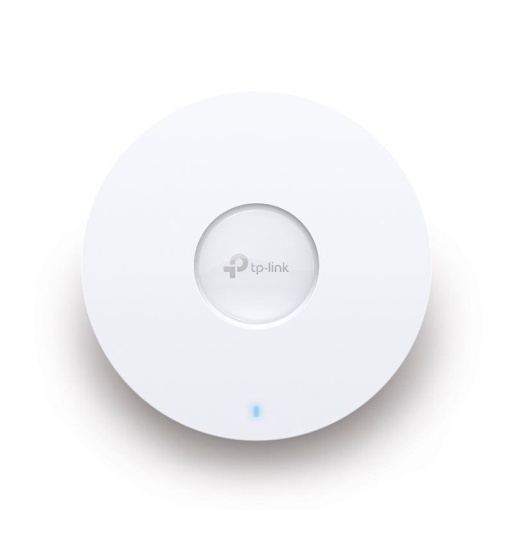 "AX3000 Ceiling Mount Dual-Band Wi-Fi 6 Access Point PORT:1× Gigabit RJ45 Port SPEED:574Mbps at 2.4 GHz + 2402 Mbps at 5 GHz FEATURE: 802.3at POE and 12V DC (Power Adapter is not included), 2×Internal Antennas, 160MHz Supported, MU-MIMO, Seamless