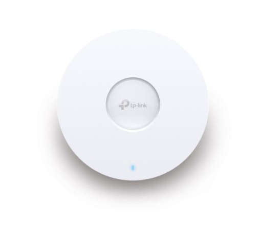 "AX5400 Ceiling Mount Dual-Band Wi-Fi 6 Access Point PORT: 1×2.5 Gigabit RJ45 Port SPEED:574Mbps at 2.4 GHz + 4804 Mbps at 5 GHz FEATURE: 802.3at POE and 12V DC, 6×Internal Antennas, MU-MIMO, 160MHz Supported, Seamless Roaming, Band Steering,
