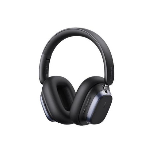Casti Baseus Bowie H1s, multimedia, wireless, bluetooth 5.4, microfon pecasca, noise cancelling, Hi-Res Sound, autonomie 120h, negru