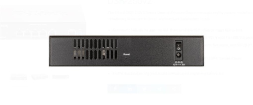 D-Link DSR-250v2 5 Port Gigabit VPN Router, interfata: 1 x 10/100/1000 Mbps WAN port, 3 x 10/100/1000 Mbps LAN ports, 1 x 10/100/1000 Mbps configurabil, 1 x USB 3.0, 1 x RJ-45 Console, Firewall Throughput: 950 Mbps, VPN Throughput: 200 Mbps, consum